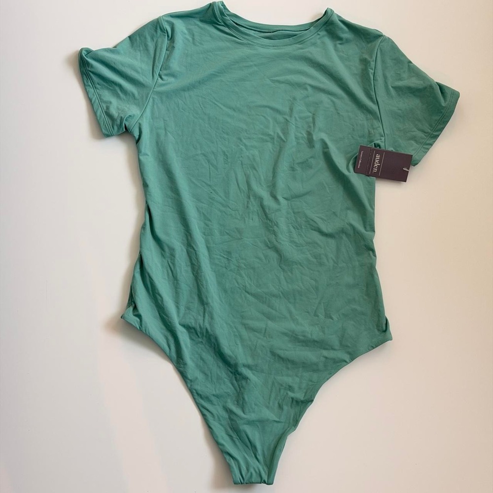 Auden Luxe Stretch Fully Lined Bodysuit – Size L (NWT)